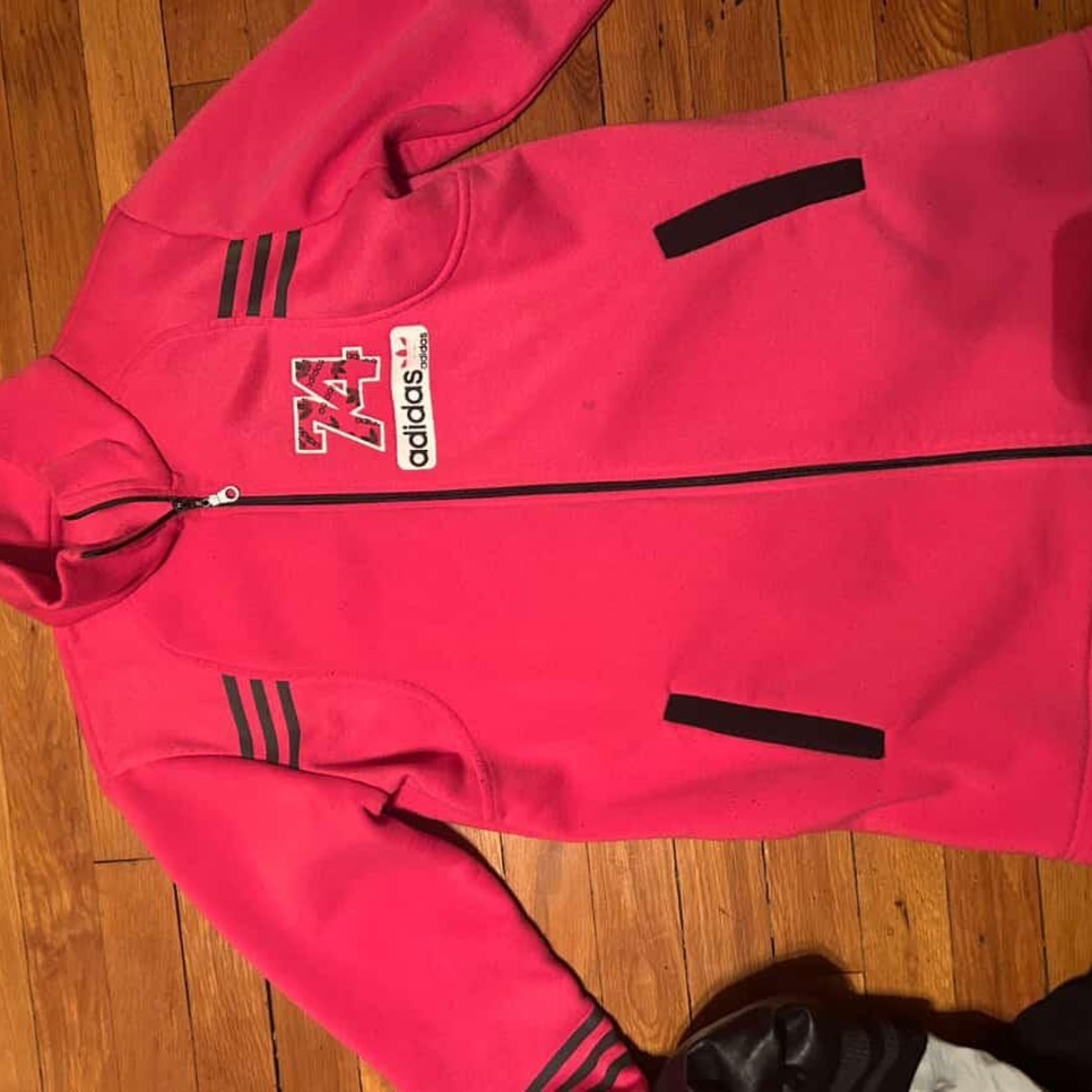 Adidas Bright Pink Jacket Size S